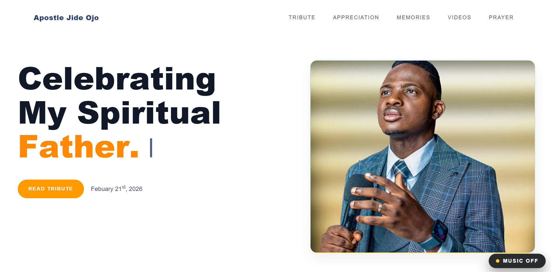 Apostle Jide Ojo Birthday screenshot