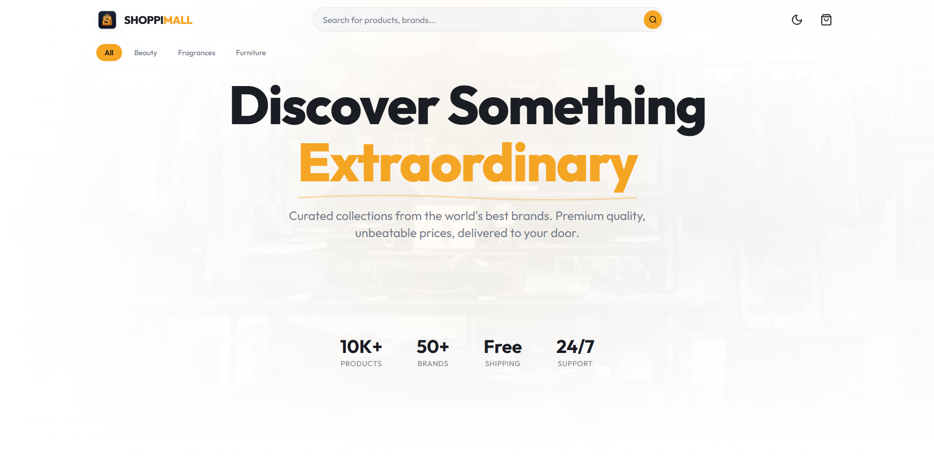 Shoppimall ecommerce  screenshot